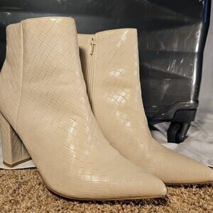 Cream High Heel Boots – Size 11